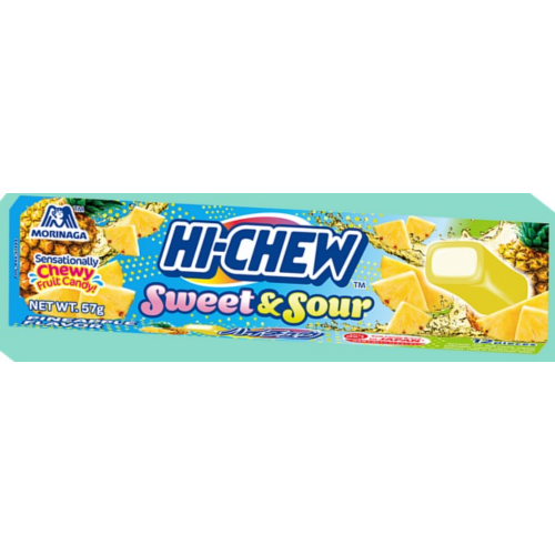 HI-CHEW STICK SWEET & SOUR PINEAPPLE 57G 1X12