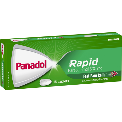 PANADOL RAPID CAPLETS 500MG X16