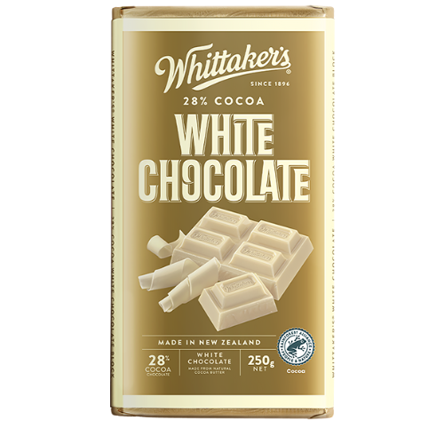 WHITTAKER'S BLOCK WHITE CHOCOLATE 250G 1X12