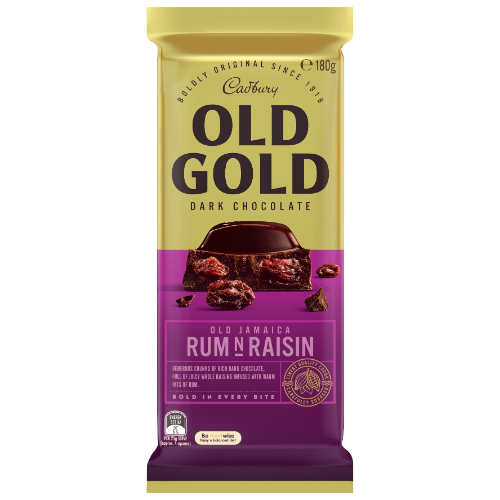 CADBURY BLOCK OLD GOLD JAMAICA R&R 180G 1X12