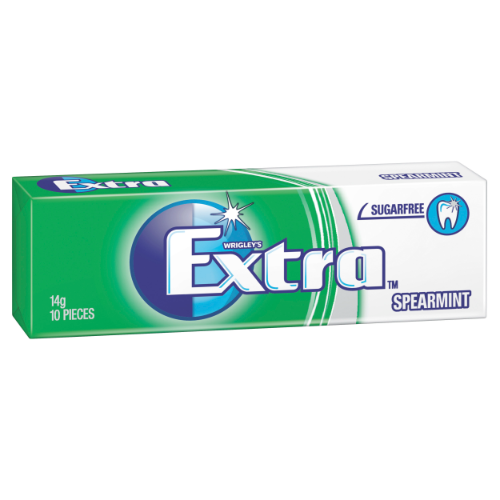 WRIGLEY'S EXTRA SPEARMINT 14G 1X24