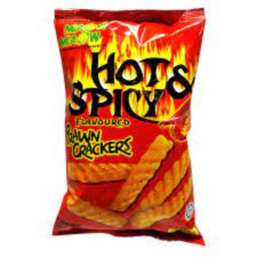 MIAOWI MIAOWI H&S FLVD PRAWN CRACKERS 50G 1X60