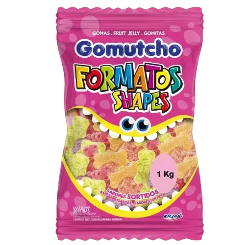 RICLAN JELLY GOMUTCHO BEARS ASSORTED 1KG (Clearance)
