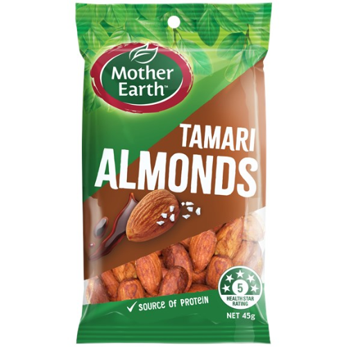 MOTHER EARTH TAMARI ALMOND 45G 1X12