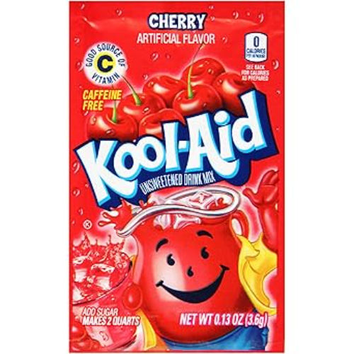 KOOL AID SACHETS CHERRY 6.2 1X48