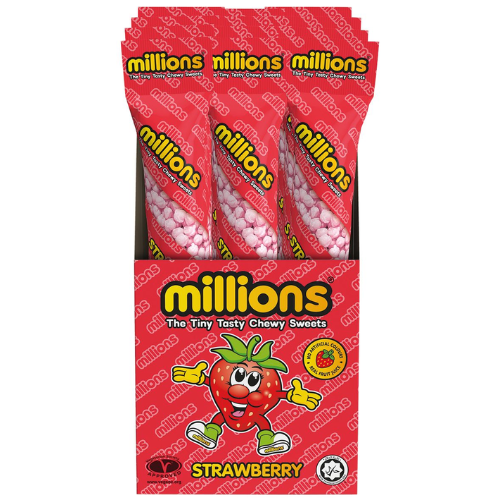 MILLIONS STRAWBERRY 55G 1X12