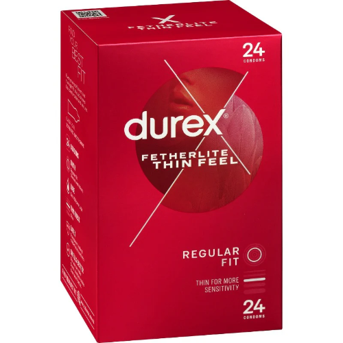 DUREX FETHERLITE THIN FEEL REGULAR FIT 1X24