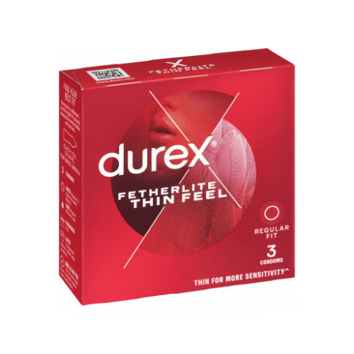 DUREX FETHERLITE THIN FEEL REGULAR FIT 1X3