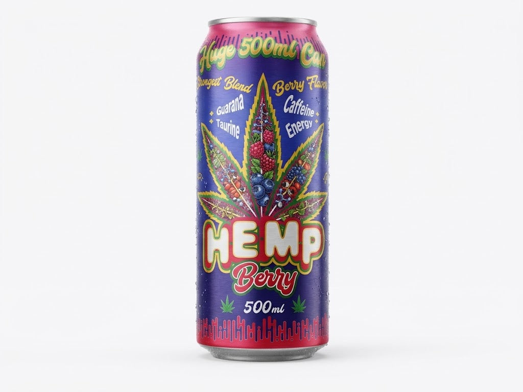 HEMP BERRY CAN 500 ML 1X24