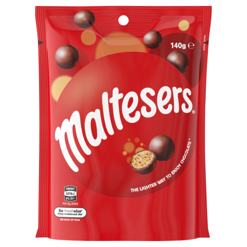 MARS M&M LARGE BAG MALTESERS 140G