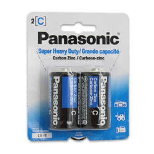 PANASONIC BATTERIES C 2 PACK 1X12