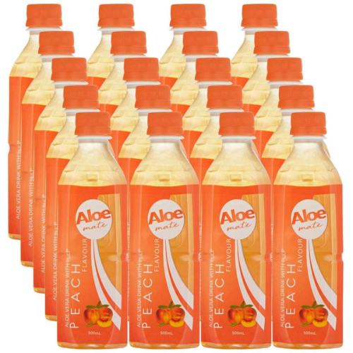ALOE MATE ALOE VERA PEACH 500ML 1X20