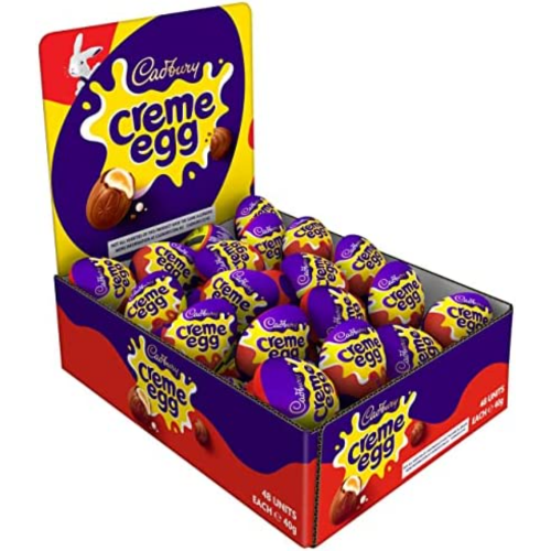 CADBURY WHITE CREAM EGG 40G 1X48