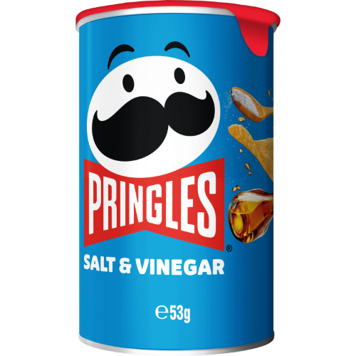 PRINGLES SALT & VINEGAR 53G 1X12