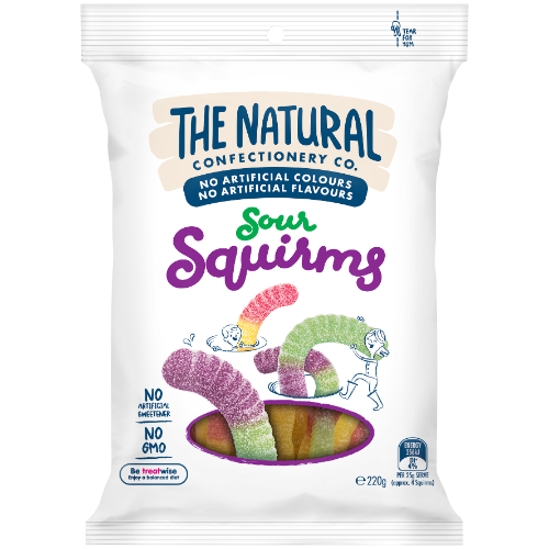 TNCC NAT SOUR SQUIRMS 220G