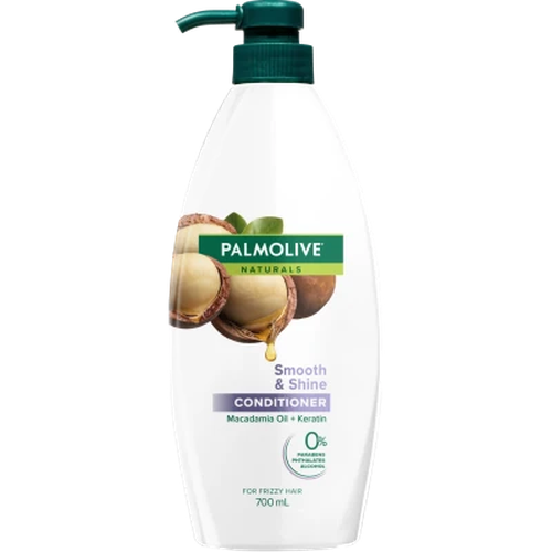 PALMOLIVE CONDITIONER SMOOTH & SHINE MACADAMIA OIL + KERATIN 350ML 1X4