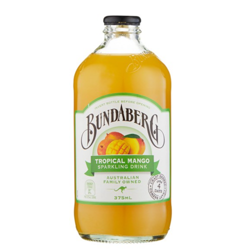BUNDABERG TROPICAL MANGO 375ML 1X12