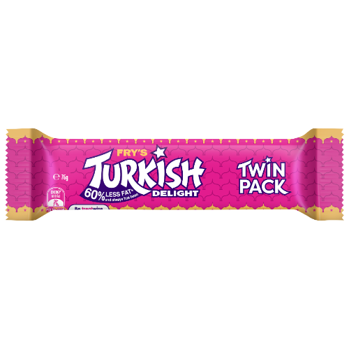 CADBURY TWIN PACK TURKISH DELIGHT 70G 1X28