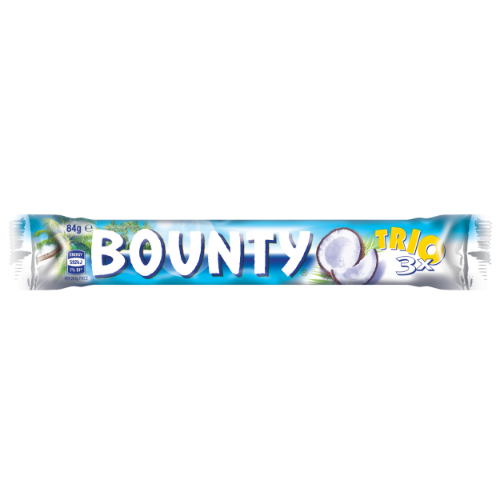 MARS 2 PACK BOUNTY BAR TRIO 75G 1X21 (Clearance)
