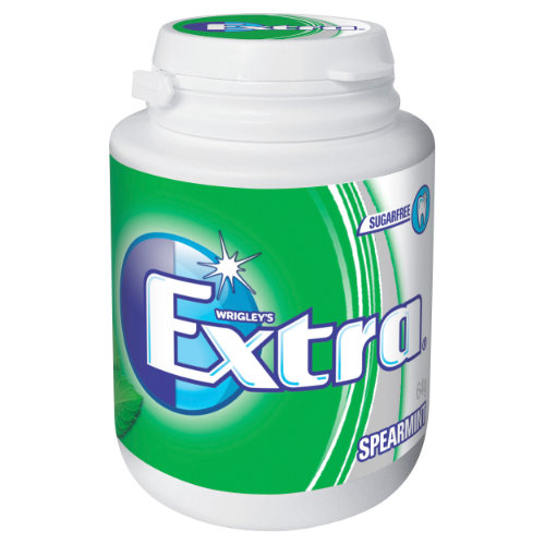 WRIGLEY'S EXTRA SPEARMINT BOTTLE 64G 1X6