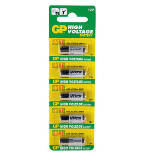 GP HIGH VOLTAGE BATTERIES 23A 5PACK