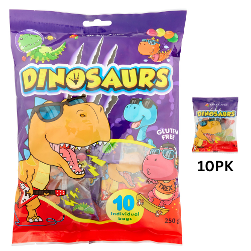 LOLLILAND DINOSAURS MULTI 25G 1X10