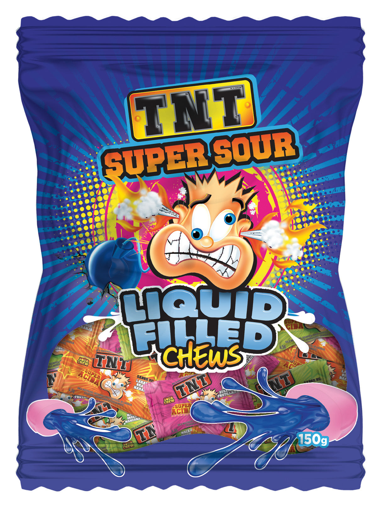 TNT SOUR CHEWS 150G