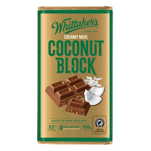 WHITTAKER'S BLOCK COCONUT 250G 1X12