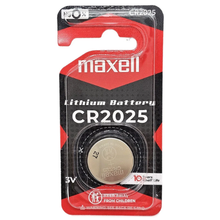 MAXELL LITHIUM BATTERIES CR 2025 1X10