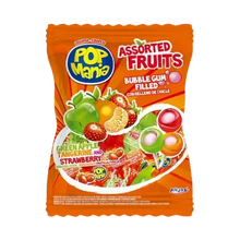 RICLAN POP MANIA LOLLIPOP ASSORTED FRUITS 14G 1X48