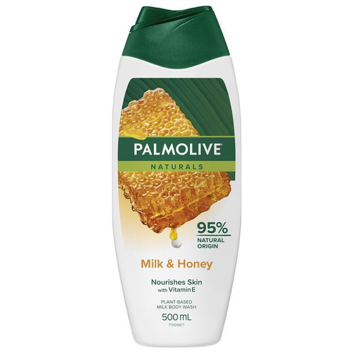 PALMOLIVE NATURALS BODY WASH MILK & HONEY 500ML 1X6