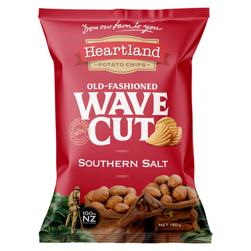 HEARTLAND SOUTHERN SEA SALT OLD FASHION WAVE 150G 1X12