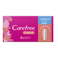 CAREFREE TAMPONS SOFT FOLDS REGULAR PK32 1X6