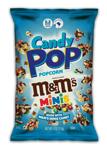 CANDY POP POPCORN M&M MINI'S 113G 1X8