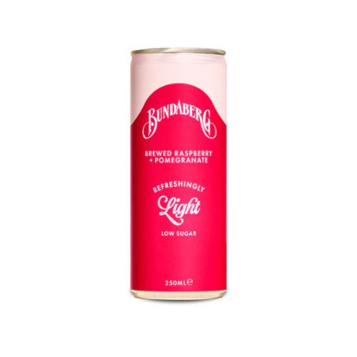 BUNDABERG CAN RASPBERRY & POMEGRENATE 1X24 250ML