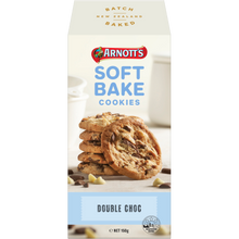 ARNOTT'S SOFTBAKE COOKIES DOUBLE CHOCOLATE 150G