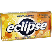 WRIGLEY'S ECLIPSE DUOS PINEAPPLE & MANGO HARDPRESSED 40G 1X12