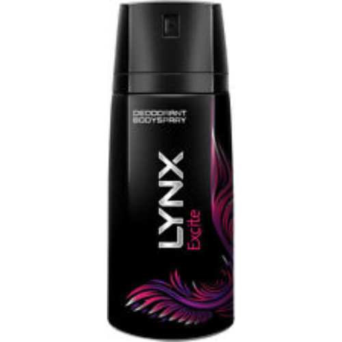 LYNX DEODRANT BODY SPRAY EXCITE 150 ML 1X6