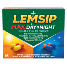 LEMSIP MAX DAY & NIGHT COLD & FLU CAPSULES 1X16