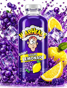WARHEADS GRAPE LEMONADE 473ML 1X12