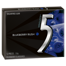WRIGLEY'S 5 GUM BLUEBERRY 32G 1X10
