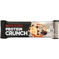MUSASHI PROTEIN PROTEIN CRUNCH BAR WHITE CHOC COOKIES & CREAM 55G 1X12