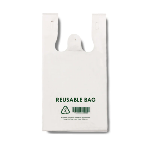 REUSABLE BAG MEDUIM  CLEAR 140X480MM 500PC