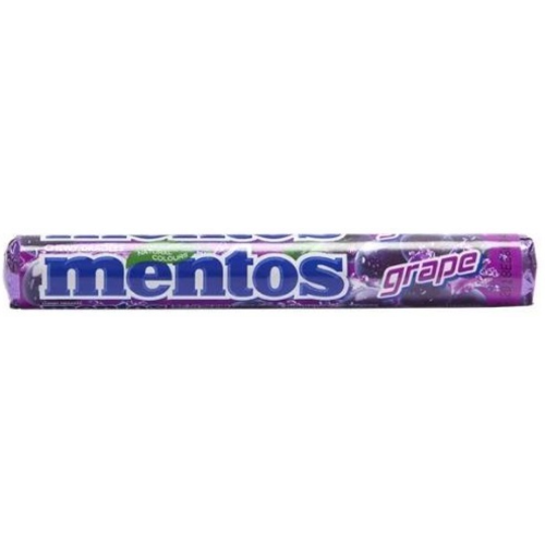 MENTOS MIX GRAPE 37G 1X24