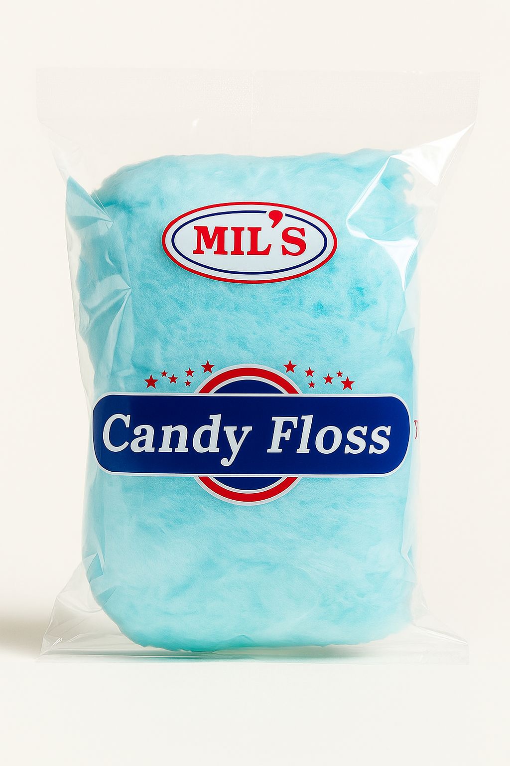 CANDY FLOSS BLUE 100G 1X36