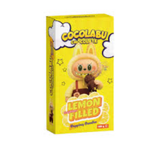 COCOLABU FILLED CHOCOLATE WITH POPPING CANDY LEMON 100G