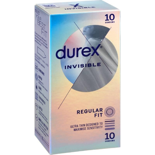 DUREX INVISIBLE REGULAR FIT 1X10