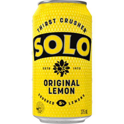 SCHWEPPES SOLO ORIGINAL LEMON 375ML 1X30