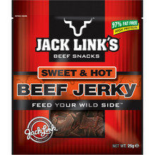 JACK LINKS JERKY SWEET & HOT 25G 1X10