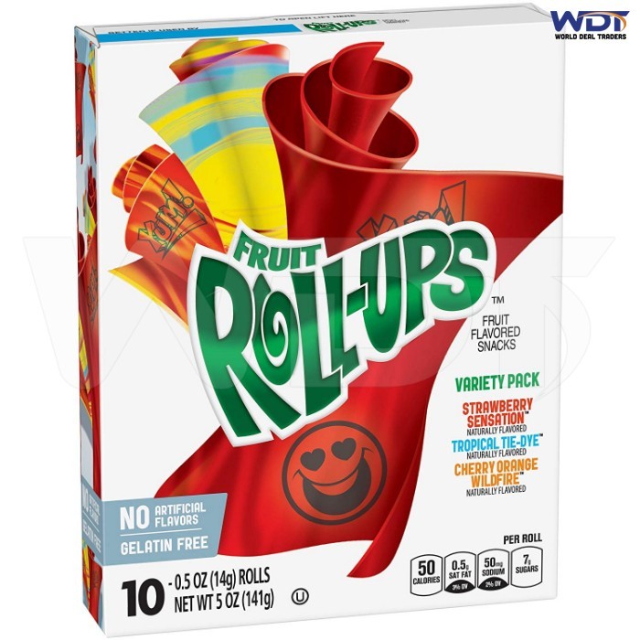 BC FRUIT ROLL UPS 142G 1X10